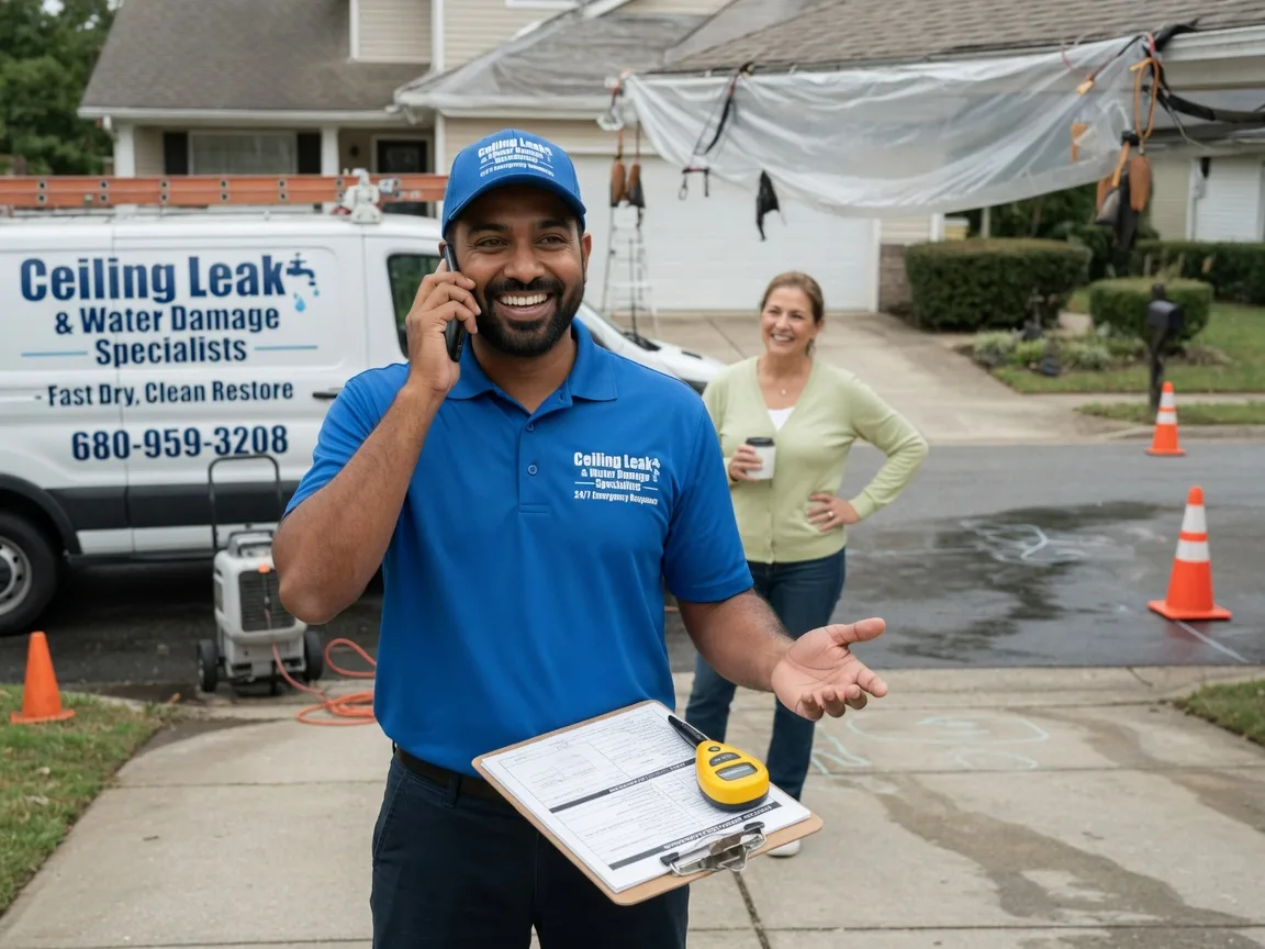 Ceiling Leak Cleanup Menno, SD FAQs